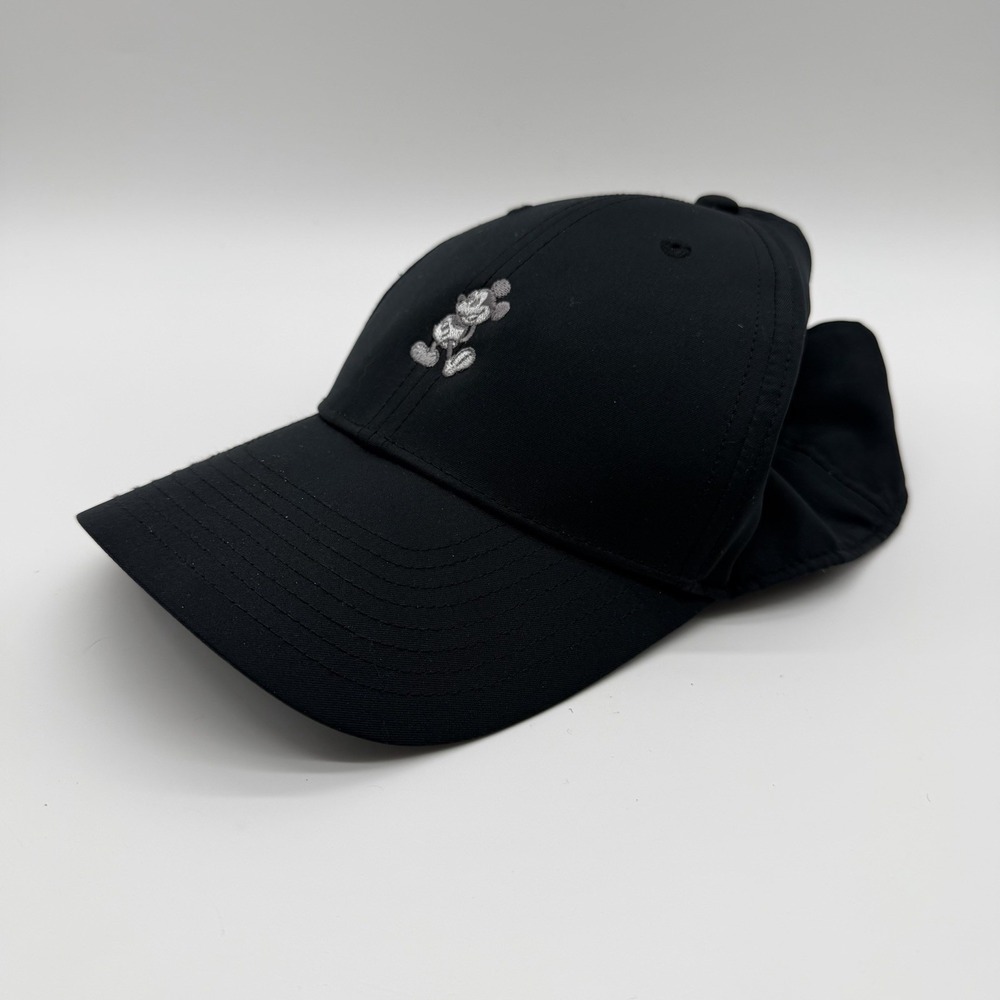 Disney Parks Nike Dri-FIT Legacy91 Mickey Mouse Embroidered Black Baseball Hat
